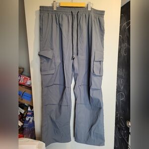 Men's Casual Gray Cargo Pants, Size 3XL (waist Messurements 38)